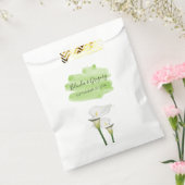 Sachets En Papier Mariage d'aquarelle blanc Calla Lilies (Scellé)