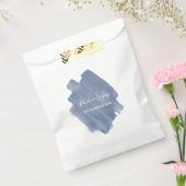 Sachets En Papier Mariage d'aquarelle bleu foncé (Scellé)
