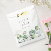 Sachets En Papier Mariage d'aquarelle Eucalyptus vert (Scellé)