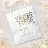 Sachets En Papier Mariage d'aquarelle florale moelleuse (Coupé)