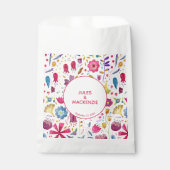 Sachets En Papier Mariage d'aquarelle Hedgerow Fleurs sauvages (Devant)