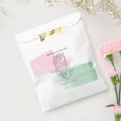 Sachets En Papier Mariage d'aquarelle King Protea (Scellé)