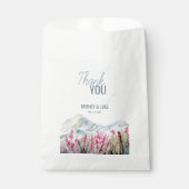 Sachets En Papier Mariage d'aquarelle Mountain Meadow (Devant)