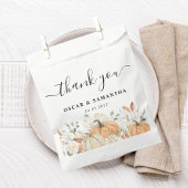 Sachets En Papier Mariage d'automne | Citrouilles aquarelle