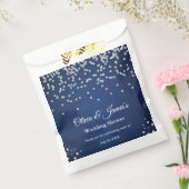 Sachets En Papier Mariage de Blue Denim Diamonds Perles Couple (Scellé)