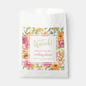 Sachets En Papier Mariage de Brunch Floral Aquarelle d'Automne (Devant)