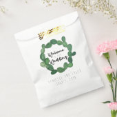 Sachets En Papier Mariage de Cactus : Bienvenue (Scellé)
