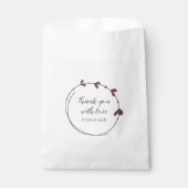 Sachets En Papier Mariage de couronne simple coeur (Devant)