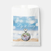 Sachets En Papier Mariage de destination de la plage (Devant)