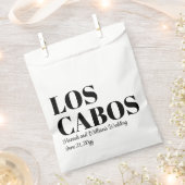 Sachets En Papier Mariage de destination personnalisée Bienvenue à L (Coupé)