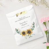Sachets En Papier Mariage de fleurs de tournesol (Scellé)