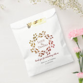 Sachets En Papier Mariage de la couronne d'automne feuilleté (Scellé)