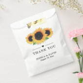 Sachets En Papier Mariage de l'eucalyptus du tournesol rustique (Scellé)