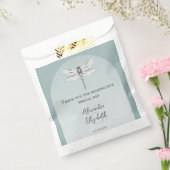 Sachets En Papier Mariage de libellules turquoise (Scellé)
