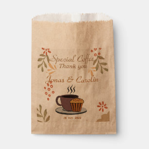 Sachets En Papier Mariage de Merci de café spécial personnalisé