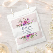 Sachets En Papier Mariage de Merci de jardin romantique (Coupé)