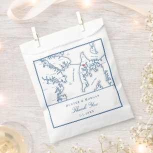 Sachets En Papier Mariage de Merci de Kent Island