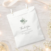 Sachets En Papier Mariage de Merci Emerald Greenery (Coupé)