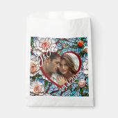 Sachets En Papier Mariage de mosaïque en verre et carrelage personna (Devant)