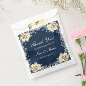 Sachets En Papier Mariage de Noël des Flammes de neige Roses blanche (Scellé)