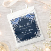 Sachets En Papier Mariage de Noël des Roses bleus (Coupé)