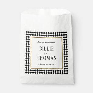 Sachets En Papier Mariage de noms personnalisés du tableau de contrô