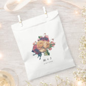 Sachets En Papier Mariage de pied botanique Rose antique (Coupé)