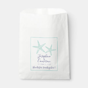 Sachets En Papier Mariage de plage nautique Starfish