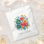 Sachets En Papier Mariage de romance aquarelle (Coupé)