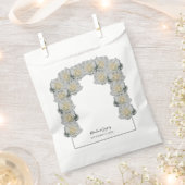 Sachets En Papier Mariage de Roses blanches (Coupé)