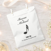 Sachets En Papier Mariage de thème musical (Coupé)