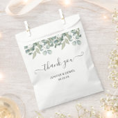 Sachets En Papier Mariage de verdure Eucalyptus (Coupé)