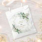 Sachets En Papier Mariage de verdure géométrique Rose de luxe (Coupé)
