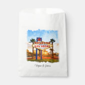 Sachets En Papier Mariage des signes colorés Las Vegas (Devant)