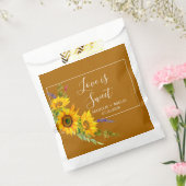 Sachets En Papier Mariage des tournesols d'automne (Scellé)