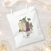 Sachets En Papier Mariage d'établissement vinicole de vignoble (Coupé)