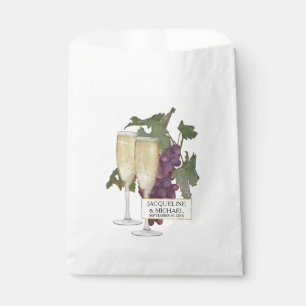 Sachets En Papier Mariage d'établissement vinicole de vignoble