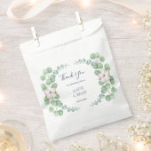 Sachets En Papier Mariage d'été Eucalyptus de verdure rustique. (Coupé)