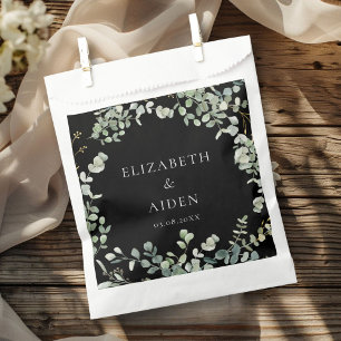 Sachets En Papier Mariage d'eucalyptus