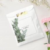 Sachets En Papier Mariage d'eucalyptus en argent (Scellé)