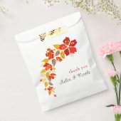 Sachets En Papier Mariage d'hibiscus tropicaux d'Orange brulé (Scellé)