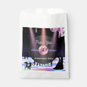 Sachets En Papier Mariage Disco personnalisable (Devant)