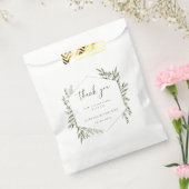 Sachets En Papier Mariage du cadre de feuillage botanique (Scellé)