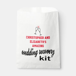 Sachets En Papier Mariage du kit de récupération moderne Hangover Gu