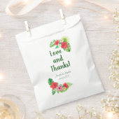 Sachets En Papier Mariage du paradis floral tropical (Coupé)