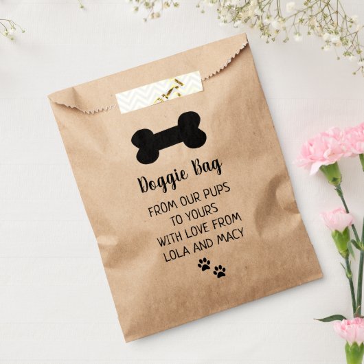 Sachets En Papier Mariage Favor Doggie Chien Treat Party Pet Adoptio (Scellé)