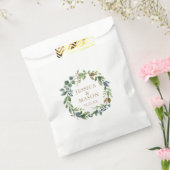 Sachets En Papier Mariage Favor Sac Vert Vert Marine Or (Scellé)