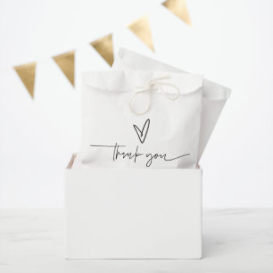 Sachets En Papier Mariage Favor traitement sac Merci Décor de la fêt