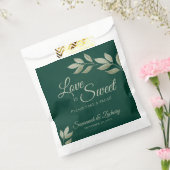 Sachets En Papier Mariage Feuille Emerald & Sage Green (Scellé)