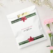 Sachets En Papier Mariage Fleur de Frangipanier Rouge Plumeria (Scellé)